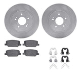 R1 Concepts 19-25 Hyundai Palisade Rear Brake Rotor Set w/Optimum OE Pads and Hardware by R1 Concepts RNC-WFUH1-03456