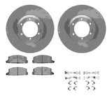 R1 Concepts 84-87 Isuzu Pickup Front Brake Rotor Set w/Optimum OE Pads and Hardware by R1 Concepts RNC-WFUH1-37016