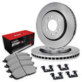 R1 Concepts 84-87 Isuzu Pickup Front Brake Rotor Set w/Optimum OE Pads and Hardware by R1 Concepts RNC-WFUH1-37016