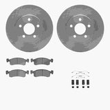 R1 Concepts 84-87 Chrysler Executive Limousine Front Brake Rotor Set w/Optimum OE Pads and Hardware by R1 Concepts RNC-WFUH1-40141