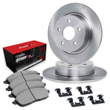 R1 Concepts 86-92 Buick Reatta Rear Brake Rotor Set w/Optimum OE Pads and Hardware by R1 Concepts RNC-WFUH1-46070
