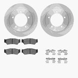 R1 Concepts 99-04 Chevrolet Tracker Front Brake Rotor Set w/Optimum OE Pads and Hardware by R1 Concepts RNC-WFUH1-47275