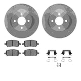 R1 Concepts 03-10 Chevrolet Cobalt Front Brake Rotor Set w/Optimum OE Pads and Hardware by R1 Concepts RNC-WFUH1-53022