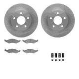 R1 Concepts 86-92 Ford Taurus Front Brake Rotor Set w/Optimum OE Pads and Hardware by R1 Concepts RNC-WFUH1-55093