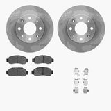 R1 Concepts 00-06 Honda Insight Front Brake Rotor Set w/Optimum OE Pads and Hardware by R1 Concepts RNC-WFUH1-59121