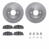R1 Concepts 88-89 Honda CRX Front Brake Rotor Set w/Optimum OE Pads and Hardware by R1 Concepts RNC-WFUH1-59164