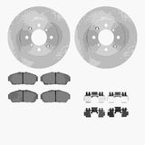 R1 Concepts 93-01 Acura Integra Front Brake Rotor Set w/Optimum OE Pads and Hardware by R1 Concepts RNC-WFUH1-59194