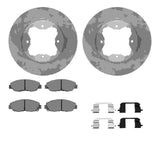 R1 Concepts 90-97 Acura CL Front Brake Rotor Set w/Optimum OE Pads and Hardware by R1 Concepts RNC-WFUH1-59213