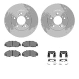 R1 Concepts 91-99 Acura TL Front Brake Rotor Set w/Optimum OE Pads and Hardware by R1 Concepts RNC-WFUH1-59330