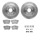R1 Concepts 05-18 Acura RDX Rear Brake Rotor Set w/Optimum OE Pads and Hardware by R1 Concepts RNC-WFUH1-59398