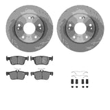 R1 Concepts 16-25 Honda Civic Rear Brake Rotor Set w/Optimum OE Pads and Hardware by R1 Concepts RNC-WFUH1-59453