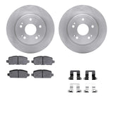 R1 Concepts 16-22 Honda HR-V Rear Brake Rotor Set w/Optimum OE Pads and Hardware by R1 Concepts RNC-WFUH1-59525