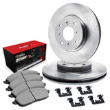 R1 Concepts 95-99 Nissan Sentra Front Brake Rotor Set w/Optimum OE Pads and Hardware by R1 Concepts RNC-WFUH1-67312