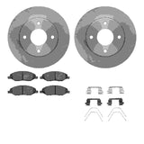 R1 Concepts 07-17 Nissan Versa Front Brake Rotor Set w/Optimum OE Pads and Hardware by R1 Concepts RNC-WFUH1-67414