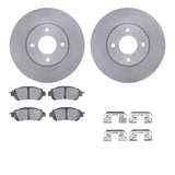 R1 Concepts 17-25 Nissan Kicks Front Brake Rotor Set w/Optimum OE Pads and Hardware by R1 Concepts RNC-WFUH1-67552