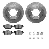 R1 Concepts 90-94 Eagle Talon Rear Brake Rotor Set w/Optimum OE Pads and Hardware by R1 Concepts RNC-WFUH1-72104