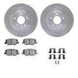 R1 Concepts 13-24 Mitsubishi ASX Rear Brake Rotor Set w/Optimum OE Pads and Hardware by R1 Concepts RNC-WFUH1-72308