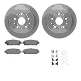R1 Concepts 90-92 Lexus LS400 Rear Brake Rotor Set w/Optimum OE Pads and Hardware by R1 Concepts RNC-WFUH1-75040