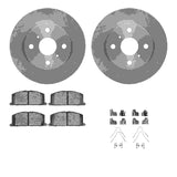 R1 Concepts 88-92 Geo Prizm Front Brake Rotor Set w/Optimum OE Pads and Hardware by R1 Concepts RNC-WFUH1-76115