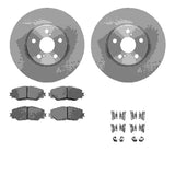R1 Concepts 08-19 Pontiac Vibe Front Brake Rotor Set w/Optimum OE Pads and Hardware by R1 Concepts RNC-WFUH1-76491