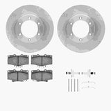 R1 Concepts 91-98 Toyota 4Runner Front Brake Rotor Set w/Optimum OE Pads and Hardware by R1 Concepts RNC-WFUH1-76605