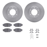 R1 Concepts 93-98 Toyota T100 Front Brake Rotor Set w/Optimum OE Pads and Hardware by R1 Concepts RNC-WFUH1-76614
