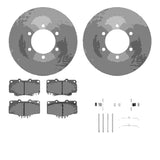 R1 Concepts 95-04 Toyota 4Runner Front Brake Rotor Set w/Optimum OE Pads and Hardware by R1 Concepts RNC-WFUH1-76629