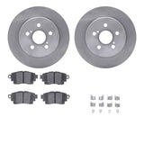 R1 Concepts 19-22 Toyota Corolla Rear Brake Rotor Set w/Optimum OE Pads and Hardware by R1 Concepts RNC-WFUH1-76716