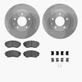 R1 Concepts 00-06 Mazda MPV Front Brake Rotor Set w/Optimum OE Pads and Hardware by R1 Concepts RNC-WFUH1-80274