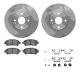 R1 Concepts 16-25 Mazda 2 Front Brake Rotor Set w/Optimum OE Pads and Hardware by R1 Concepts RNC-WFUH1-91020