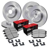 R1 Concepts 18-25 Honda Accord Front & Rear Brake Rotor Set w/Optimum OE Pads and Hardware