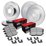 R1 Concepts 05-06 Hyundai Elantra Front & Rear Brake Rotor Set w/Optimum OE Pads and Hardware by R1 Concepts RNC-WFUH2-72008