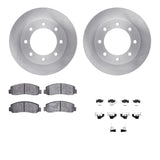 R1 Concepts 05-11 Ford F-350 Super Duty Front Brake Rotor Set w/Off-Road/Tow Brake Pads and Hardware by R1 Concepts RNC-WFVH1-54239