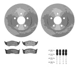 R1 Concepts 96-00 Chrysler Town & Country (Van) Front Brake Rotor Set w/Ceramic Pads and Hardware by R1 Concepts RNC-WFWH1-40059