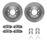 R1 Concepts 13-16 Dodge Dart Rear Brake Rotor Set w/Ceramic Pads and Hardware by R1 Concepts RNC-WFWH1-40098
