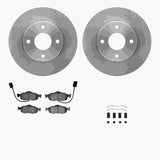 R1 Concepts 98-02 Ford Contour Front Brake Rotor Set w/Ceramic Pads and Hardware by R1 Concepts RNC-WFWH1-56029