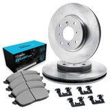 R1 Concepts 85-89 Honda Accord Front Brake Rotor Set w/Ceramic Pads and Hardware
