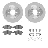 R1 Concepts 03-08 Honda Civic Front Brake Rotor Set w/Ceramic Pads and Hardware by R1 Concepts RNC-WFWH1-59071