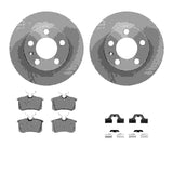 R1 Concepts 99-15 Audi TT Rear Brake Rotor Set w/Ceramic Pads and Hardware by R1 Concepts RNC-WFWH1-74030