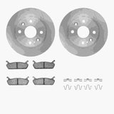 R1 Concepts 90-93 Mazda Miata Rear Brake Rotor Set w/Ceramic Pads and Hardware by R1 Concepts RNC-WFWH1-80030