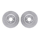 R1 Concepts 11-23 Hyundai Azera Front Drilled & Slotted Silver Brake Rotor Set by R1 Concepts RNC-WGPN1-03010
