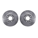 R1 Concepts 01-06 BMW M3 Front Drilled & Slotted Silver Brake Rotor Set by R1 Concepts RNC-WGPN1-31051