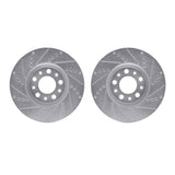 R1 Concepts 13-23 Chrysler 200 Front Drilled & Slotted Silver Brake Rotor Set by R1 Concepts RNC-WGPN1-39001