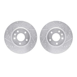 R1 Concepts 11-25 Buick LaCrosse Front Drilled & Slotted Silver Brake Rotor Set by R1 Concepts RNC-WGPN1-45005