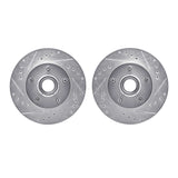 R1 Concepts 78-90 Buick Electra Front Drilled & Slotted Silver Brake Rotor Set by R1 Concepts RNC-WGPN1-47007
