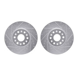 R1 Concepts 17-25 Buick Enclave Front Drilled & Slotted Silver Brake Rotor Set by R1 Concepts RNC-WGPN1-48001