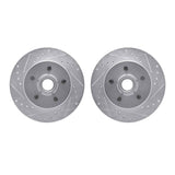 R1 Concepts 88-94 Chevrolet C1500 Front Drilled & Slotted Silver Brake Rotor Set by R1 Concepts RNC-WGPN1-48015
