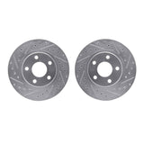 R1 Concepts 04-09 Buick Terraza Front Drilled & Slotted Silver Brake Rotor Set by R1 Concepts RNC-WGPN1-52000