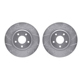 R1 Concepts 04-12 Chevrolet HHR Front Drilled & Slotted Silver Brake Rotor Set by R1 Concepts RNC-WGPN1-53000