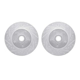 R1 Concepts 68-70 Ford Fairlane Front Drilled & Slotted Silver Brake Rotor Set by R1 Concepts RNC-WGPN1-54128